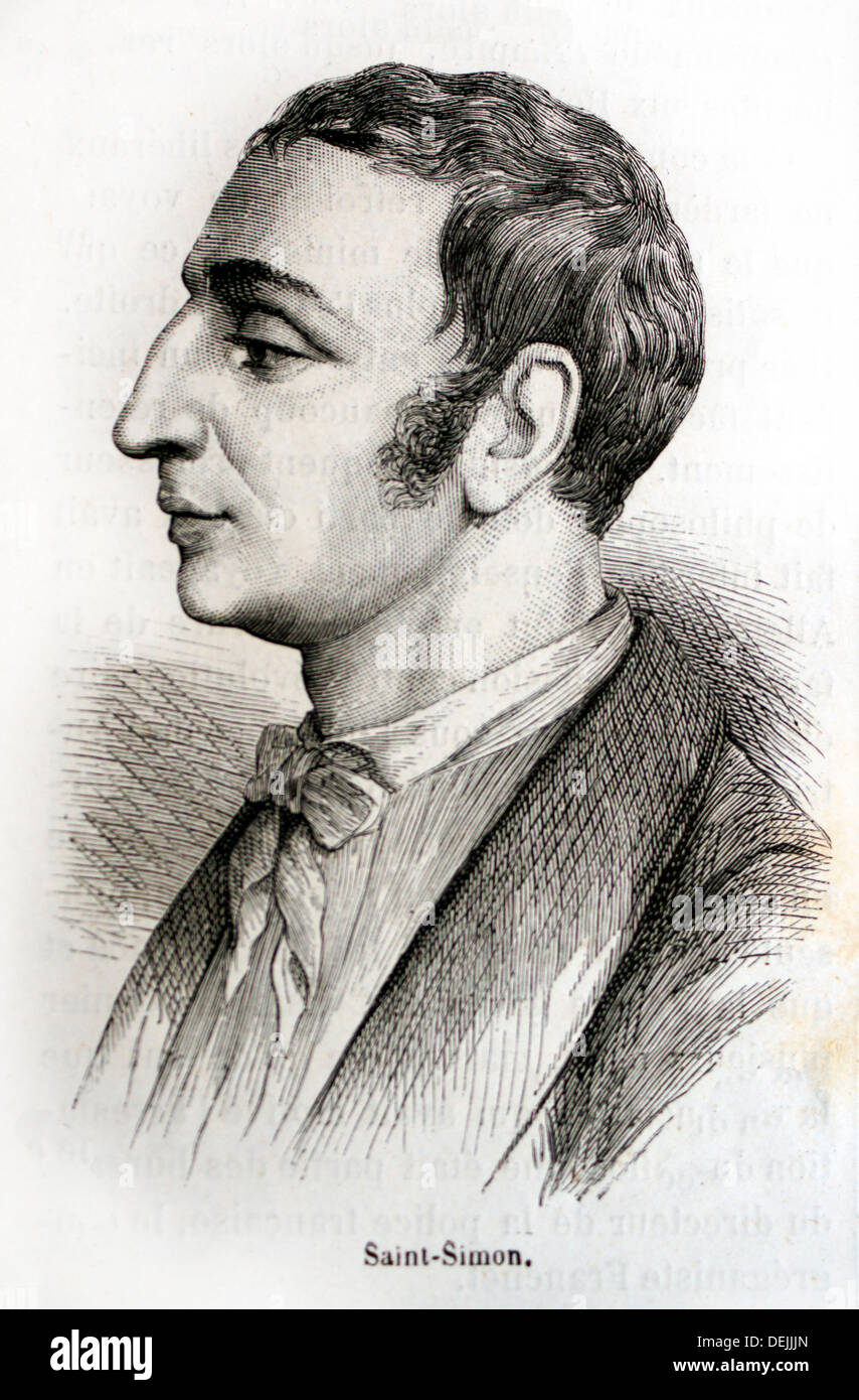 France, History, 19th Century, SaintSimon Claude Henri de Rouvroy