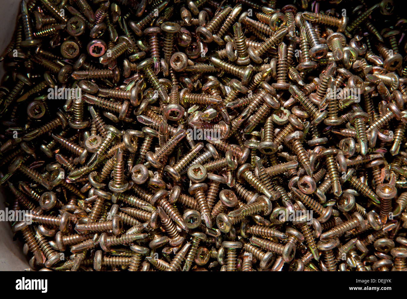 Metal screws used for steel Stock Photo Alamy
