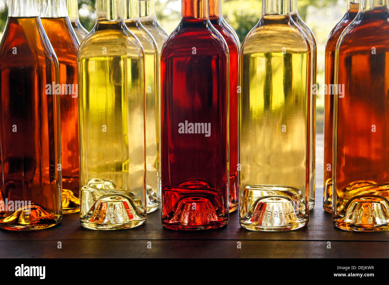 The many colors of wines from Gascony, Gers, MidiPyrenees, France