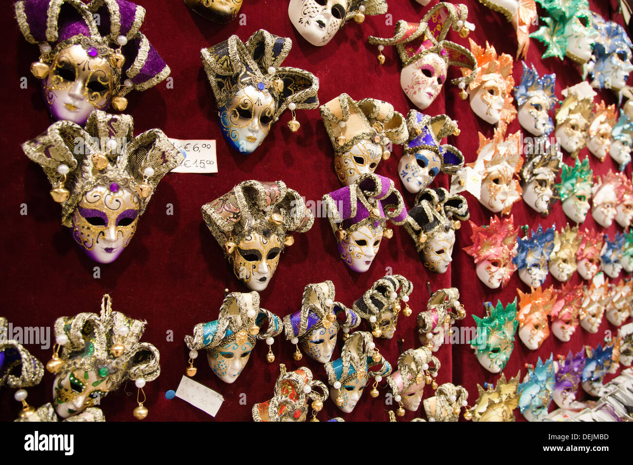 Venice Carnival Masks, Italy Stock Photo