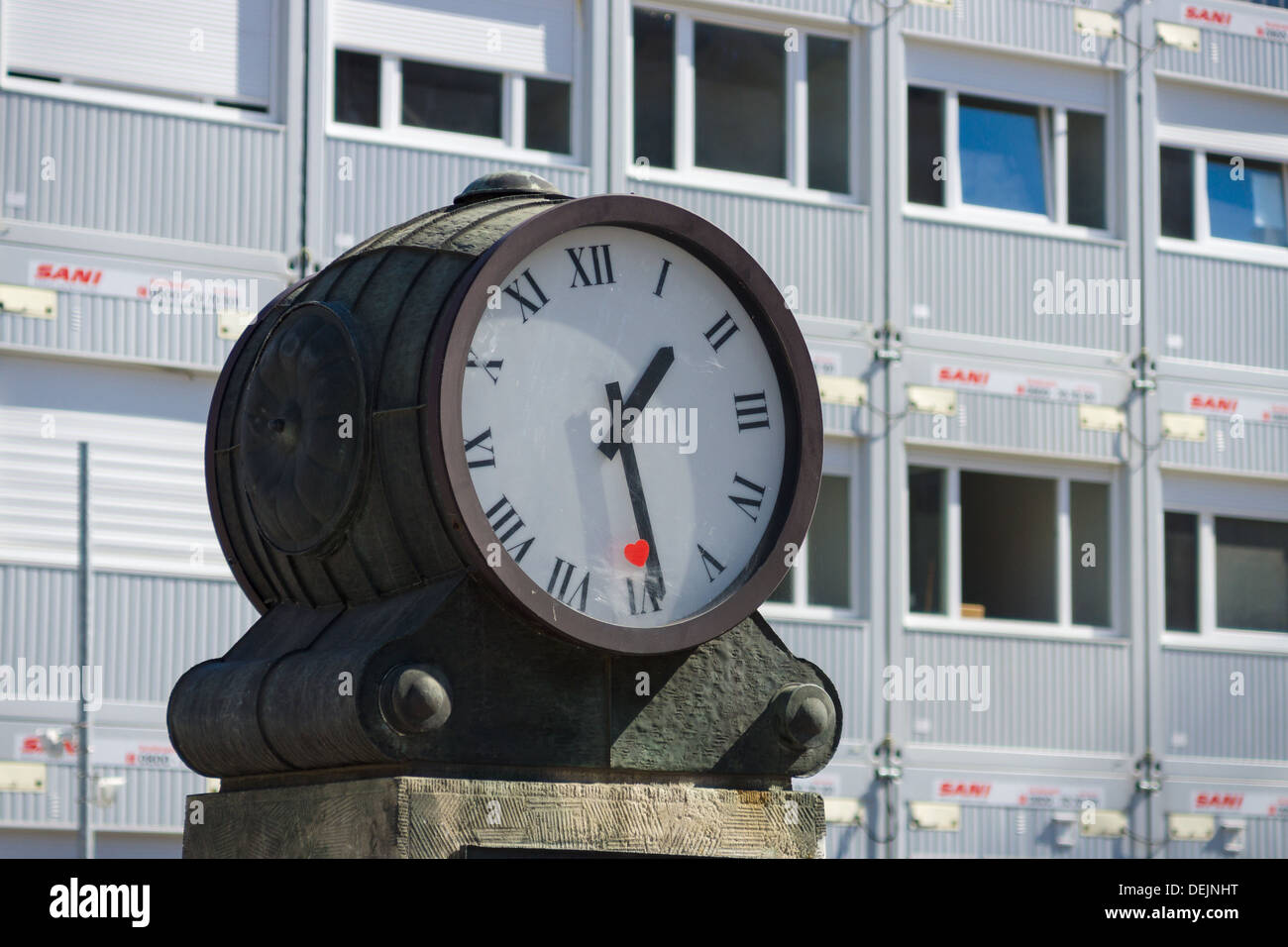 Clock front of the Staatsoper Unter den Linden (Berlin State Opera) Stock Photo