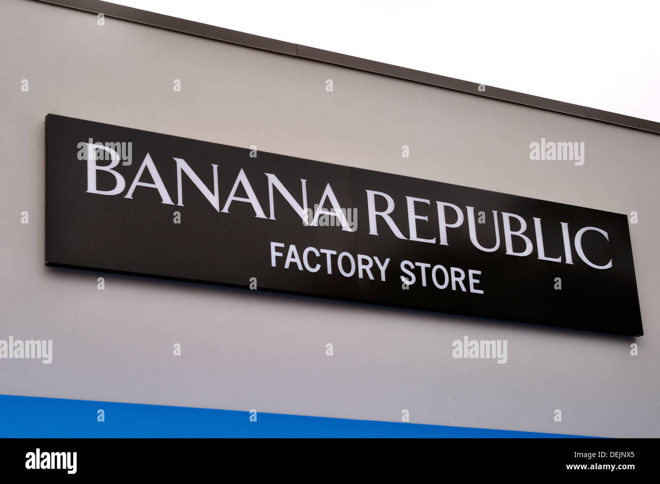 Factory outlet store for Banana Republic. Stock Photo