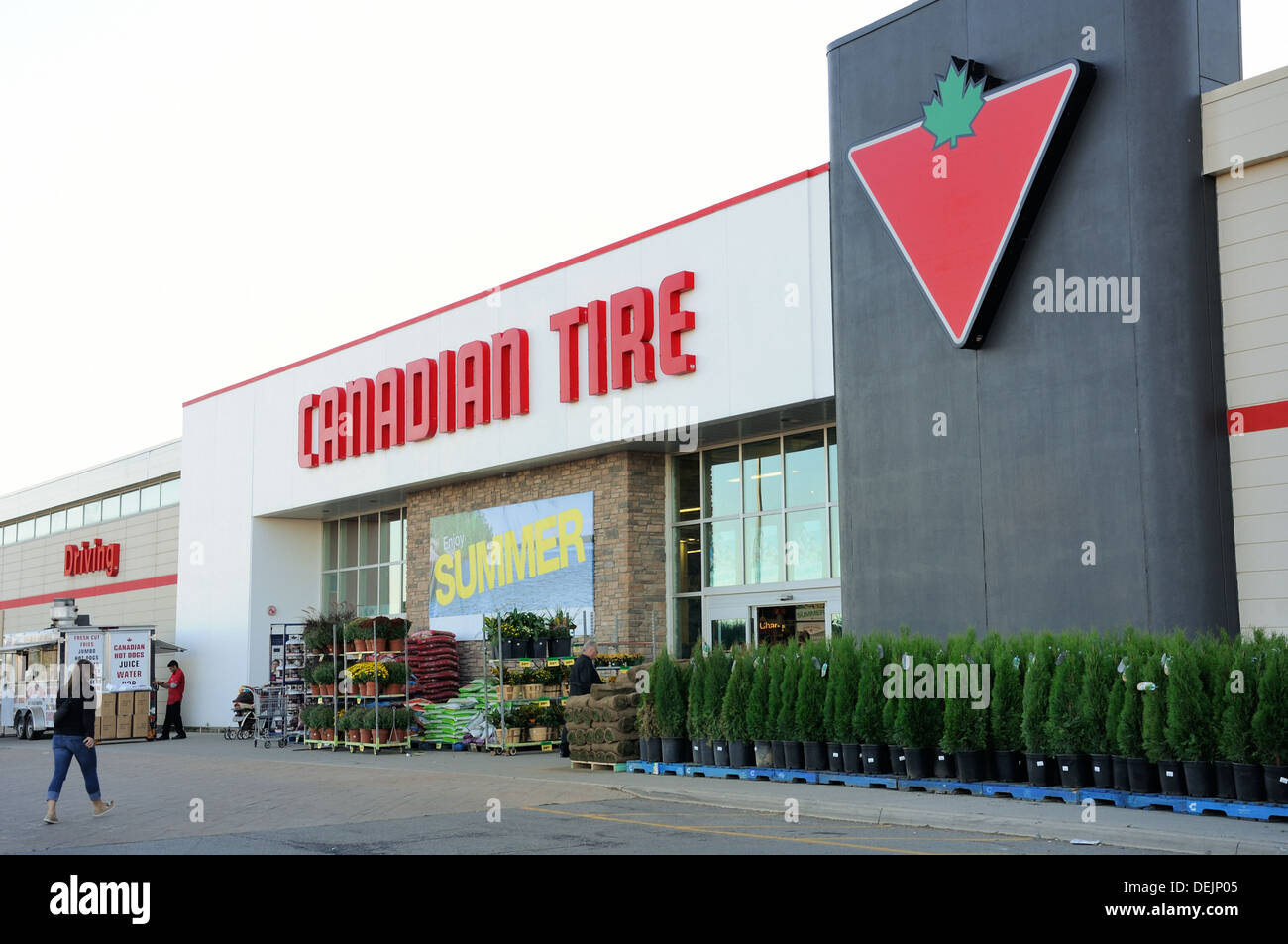Large store in Canada Stock Photo Alamy