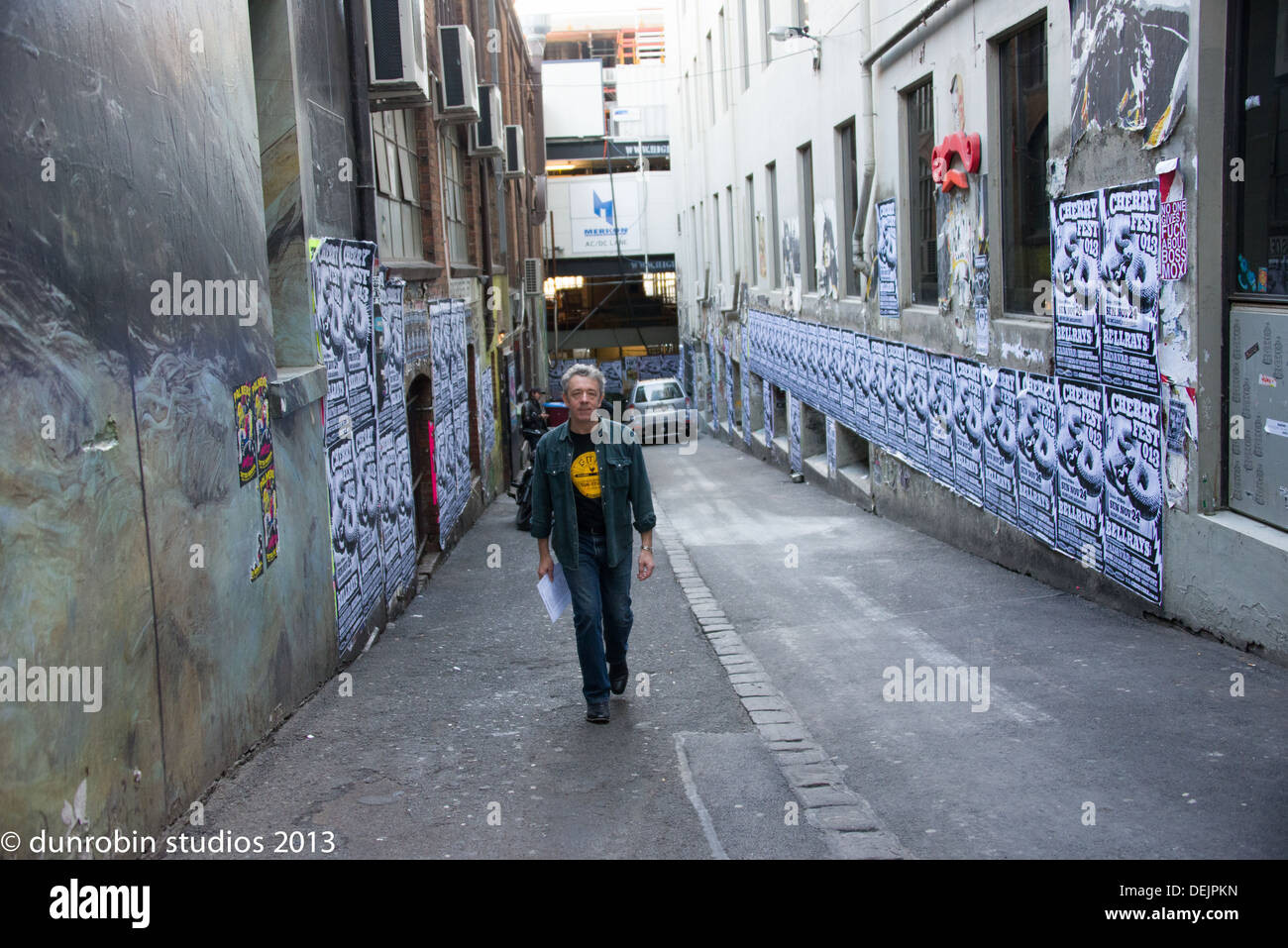ACDC lane Melbourne outside cherry bar rock venue Stock Photo Alamy