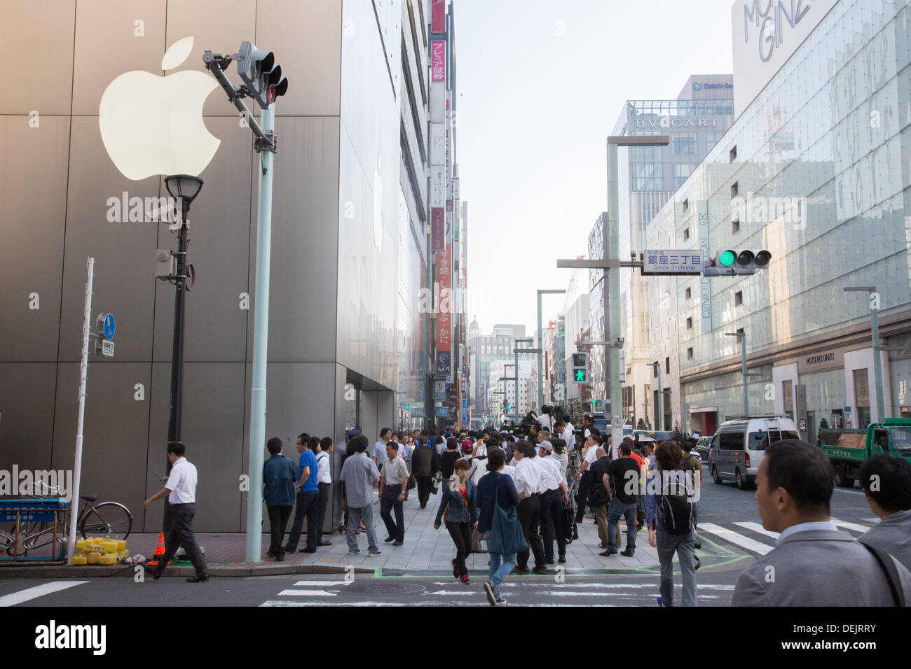 Tokyo, Japan - Apple's newest iPhones go on sale at its flagship store