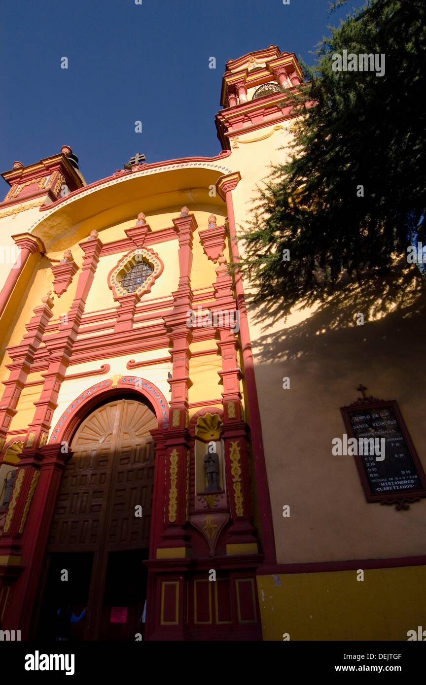 Templo de la santa Veracruz Toluca Estado de Mexico Stock Photo - Alamy