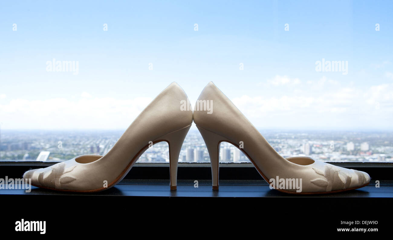 a pair of stilettos