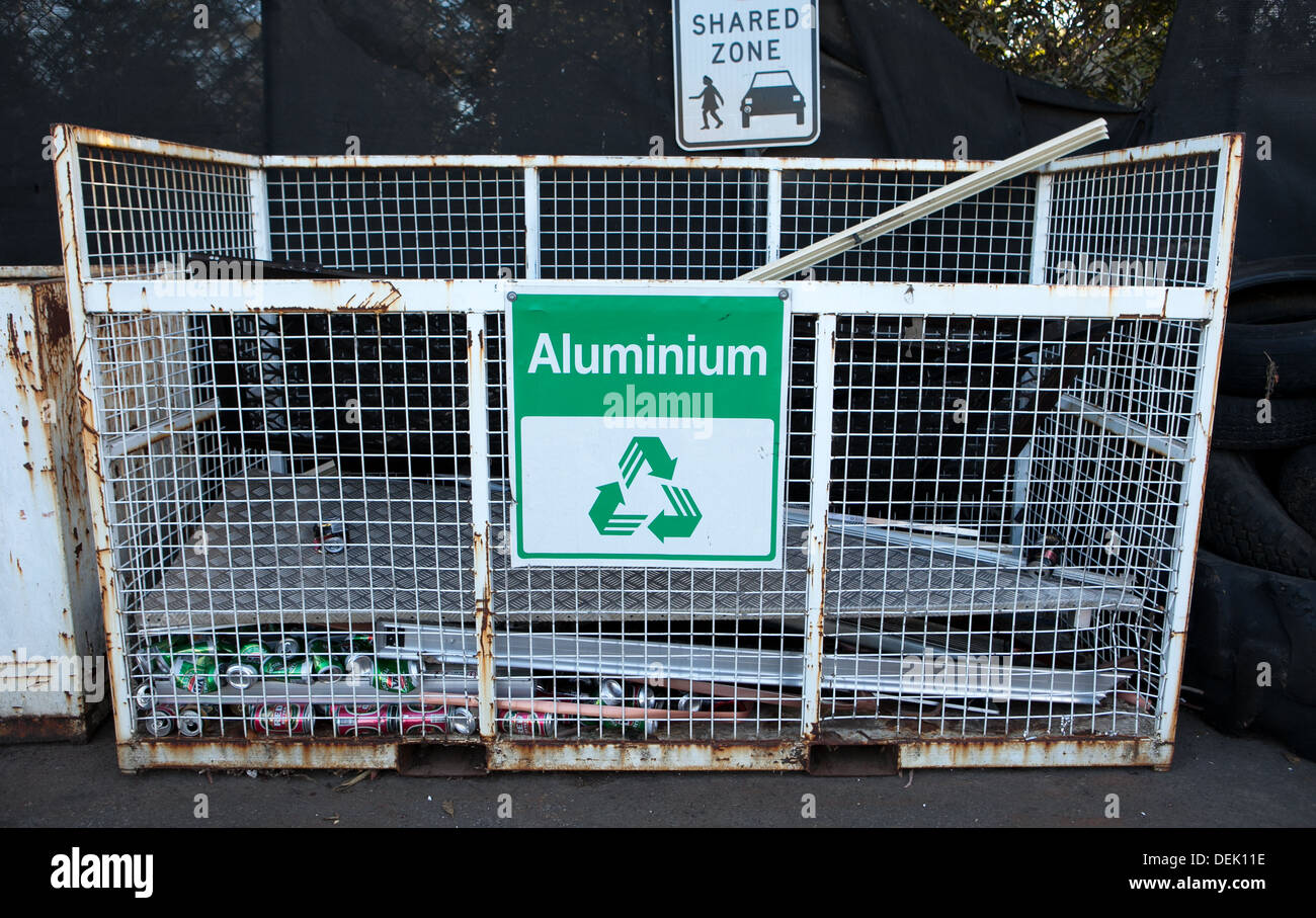 Recycling facility Stock Photo