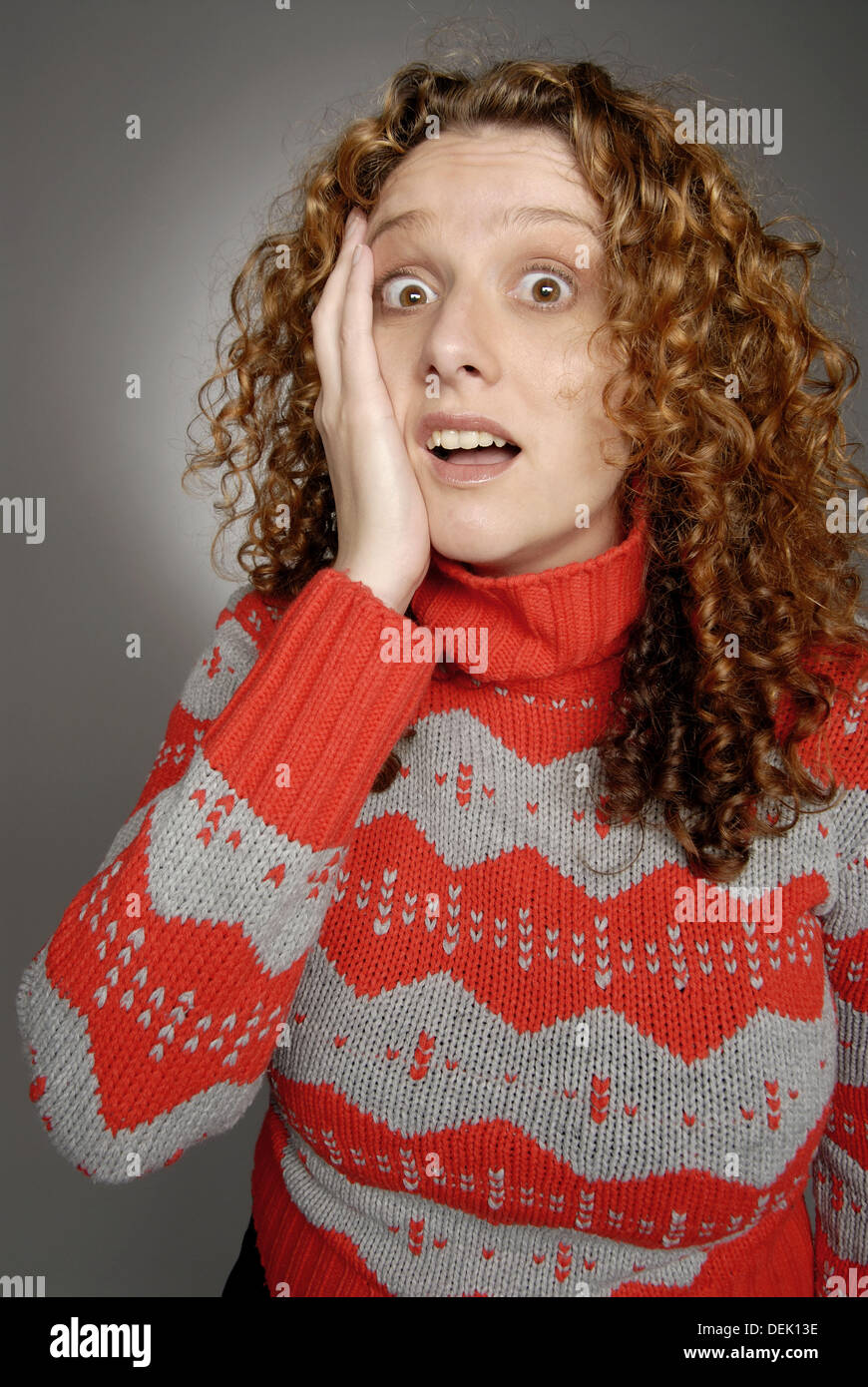Woman, ethnic background half Basc (Spanish), half English Stock Photo