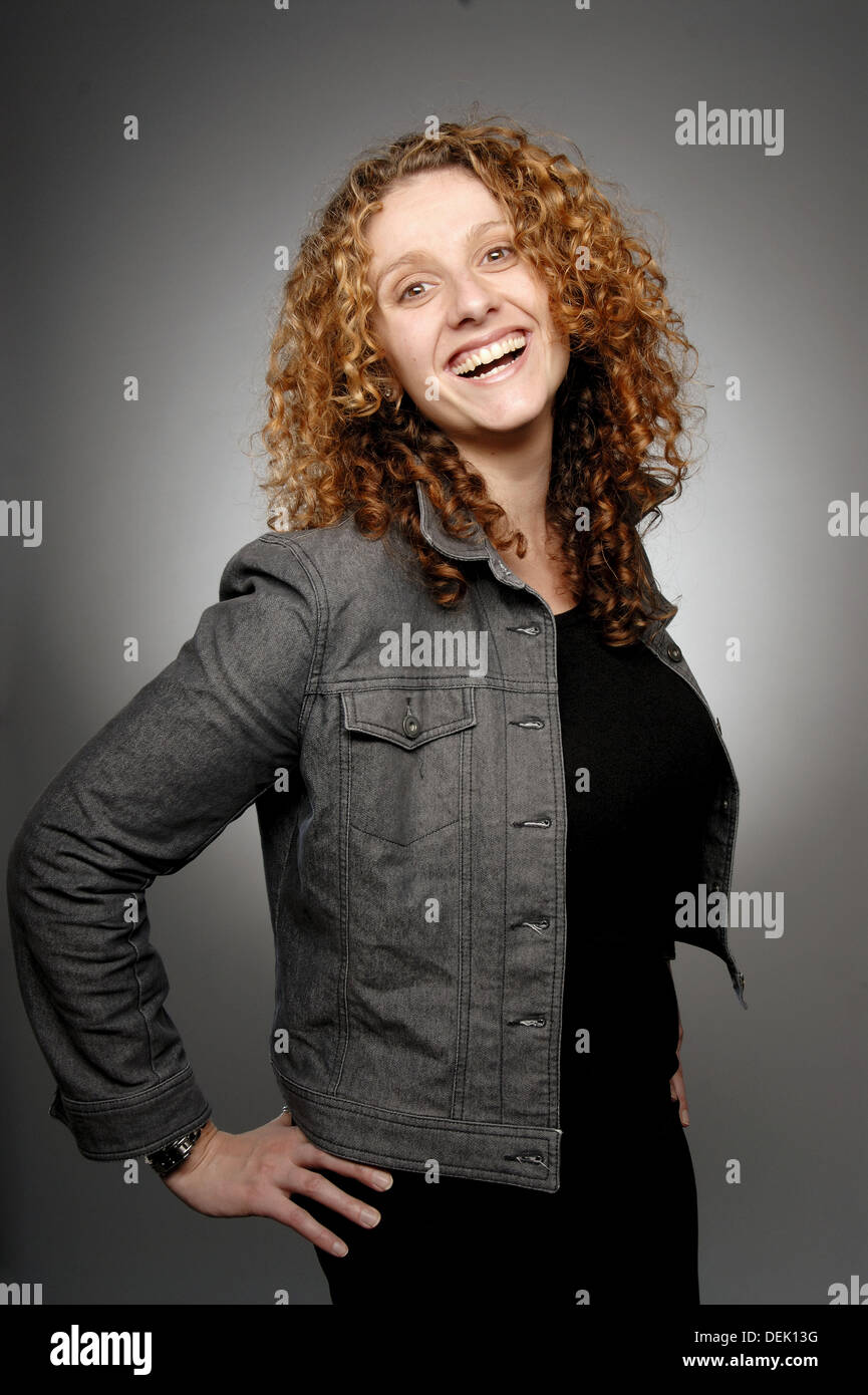 Woman, ethnic background half Basc (Spanish), half English Stock Photo