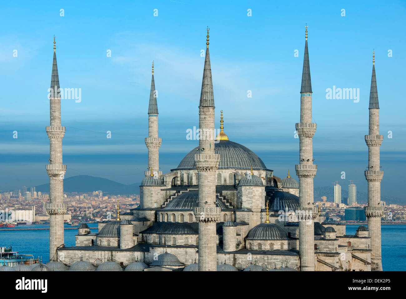 Istanbul, Sultanahmet, Sultan Ahmet Moschee (Blaue Moschee) Stock Photo