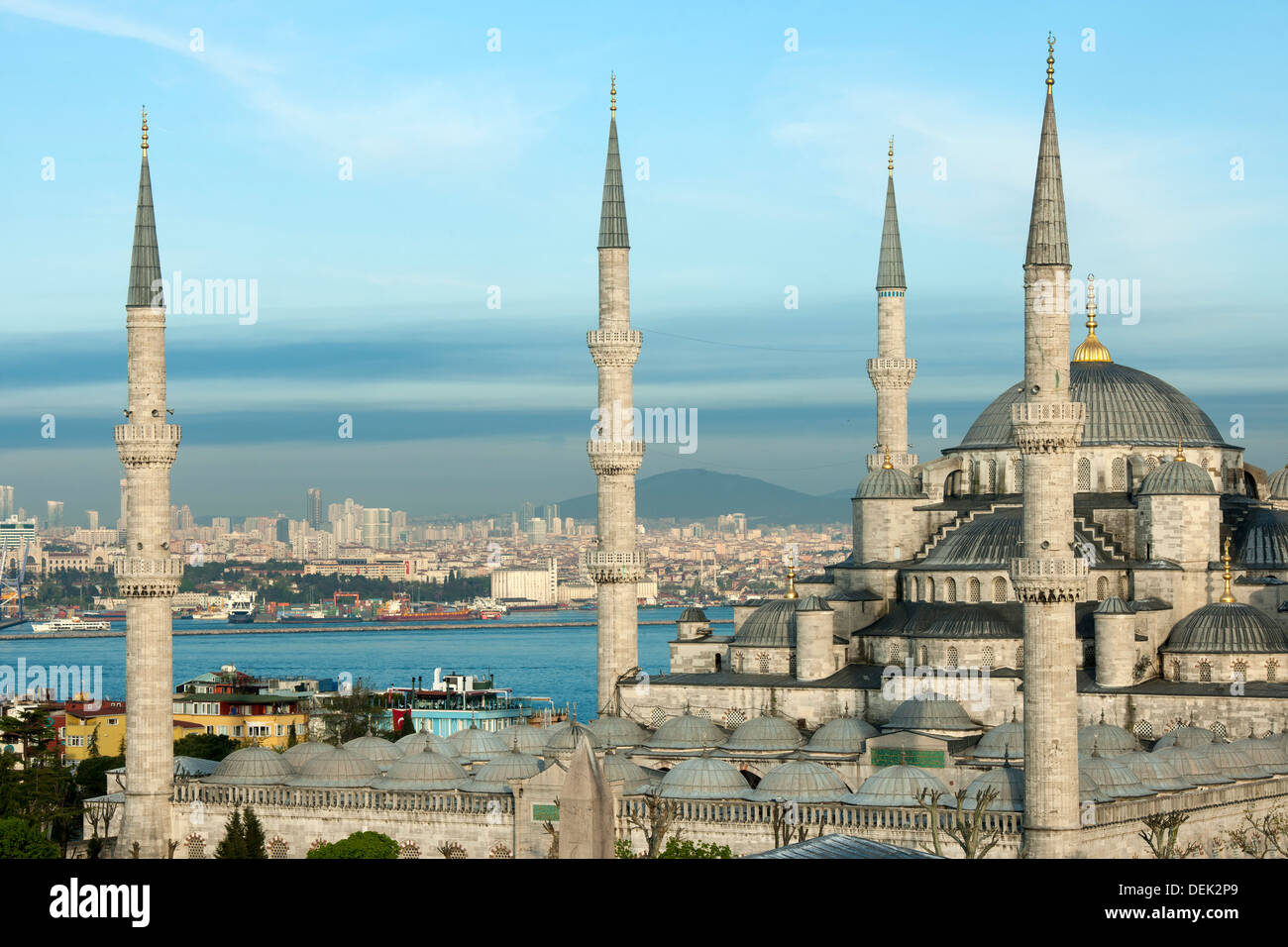 Istanbul, Sultanahmet, Sultan Ahmet Moschee (Blaue Moschee) Stock Photo