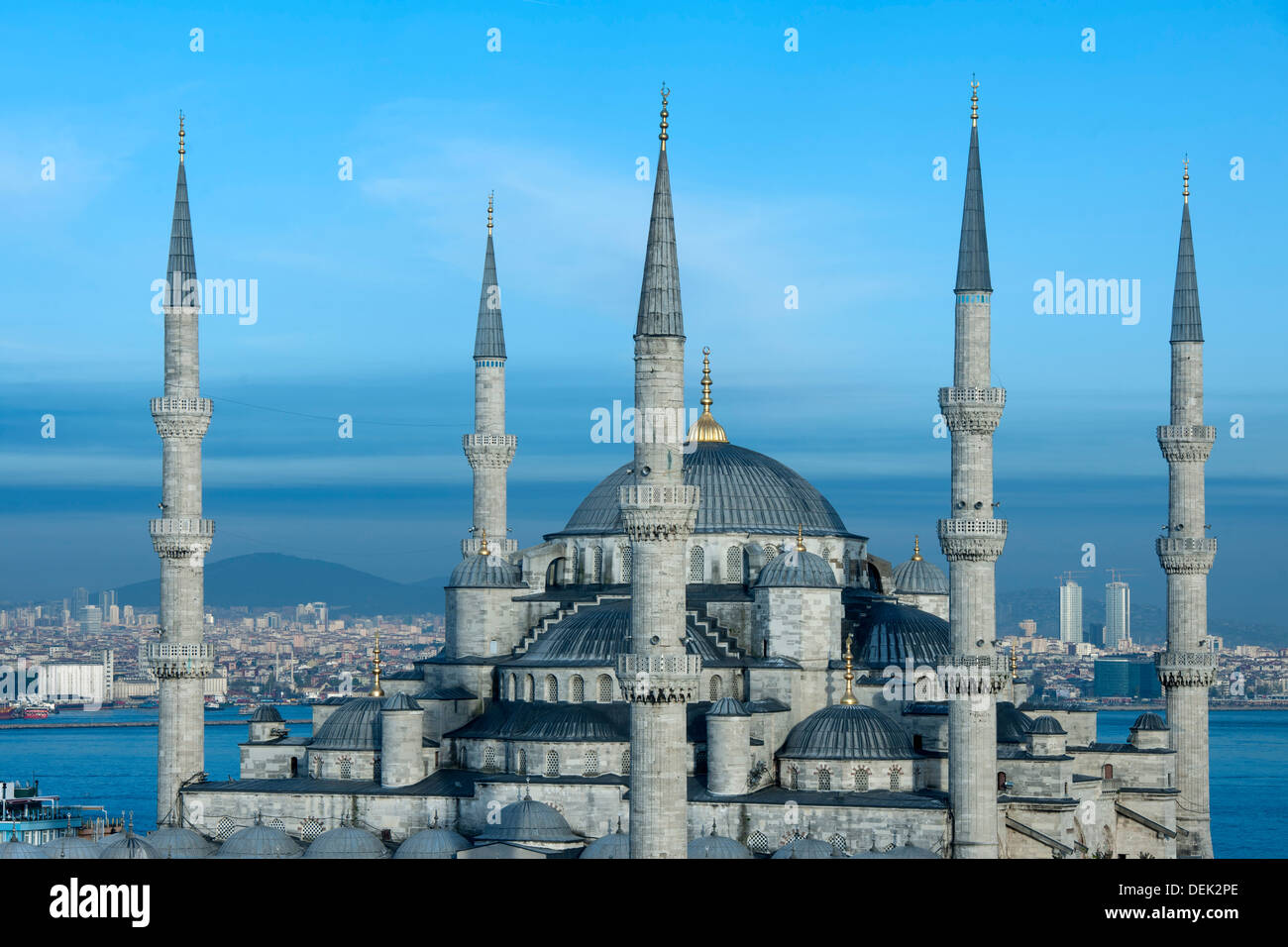 Istanbul, Sultanahmet, Sultan Ahmet Moschee (Blaue Moschee) Stock Photo