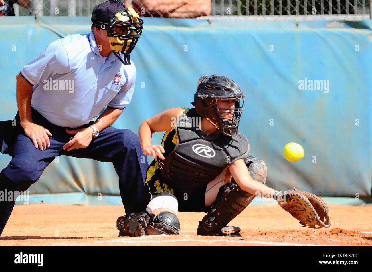 Softball Championships in Madrid, Spain Stock Photo Alamy