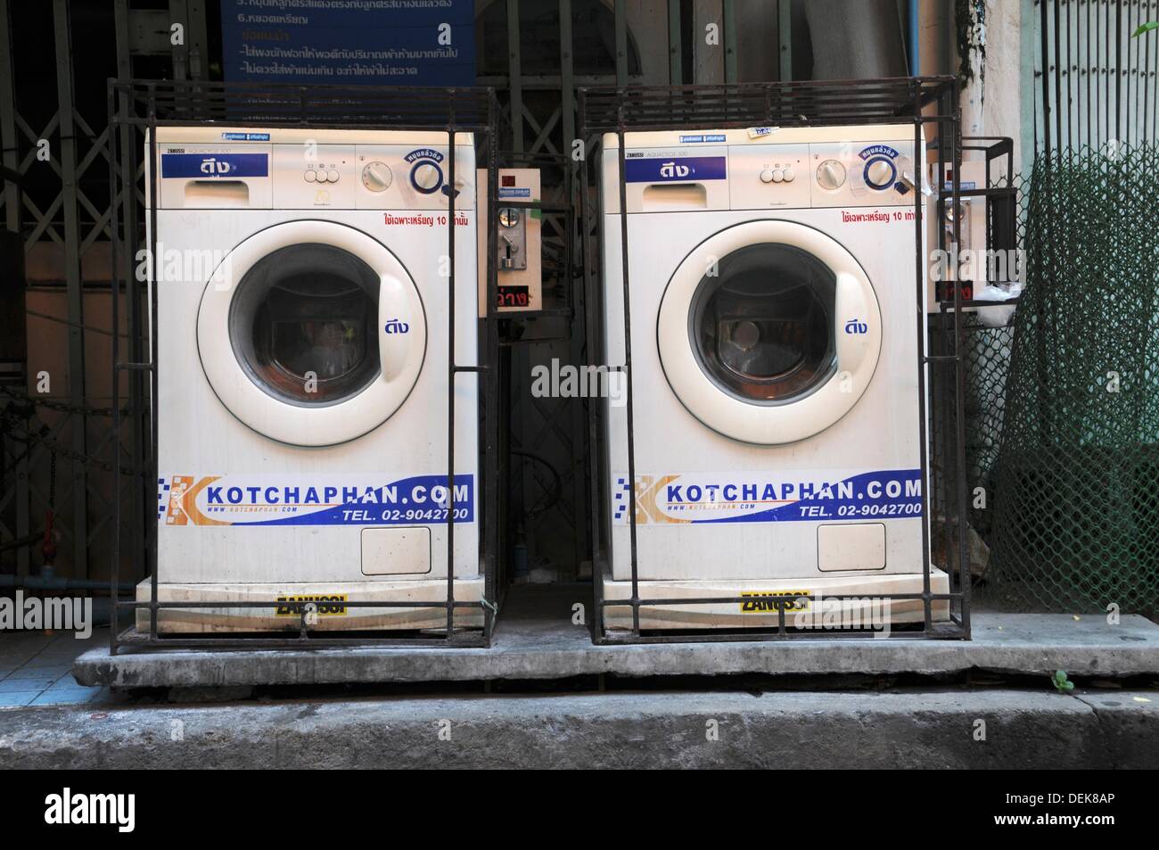 Laundry in Bangkok Stock Photo