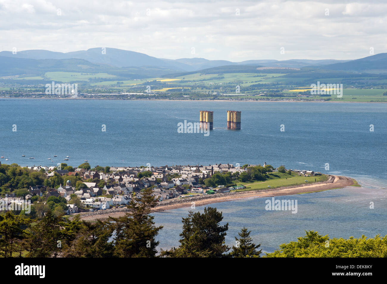 View of Cromarty and the Firth. Stock Photo