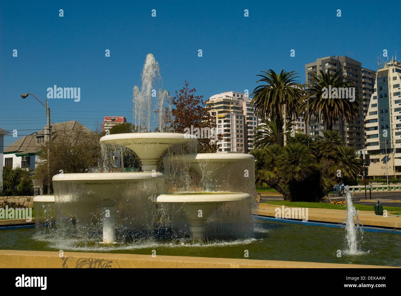 Traditional drive in Vina del Mar city Stock Photo Alamy