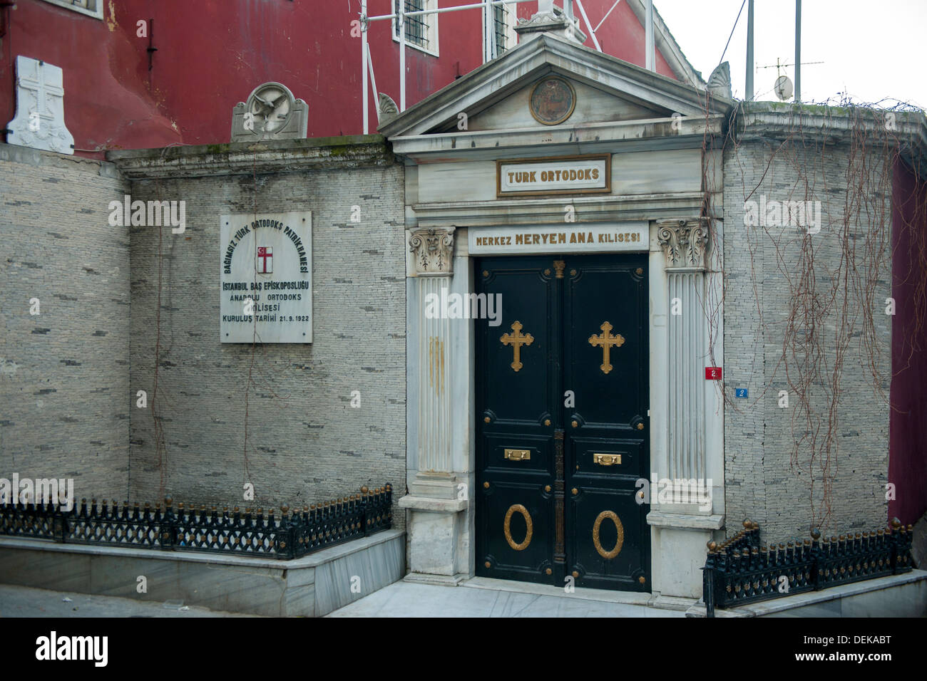 Istanbul, Karaköy, Türkisch-orthodoxe Kirche Aya Nikola Stock Photo