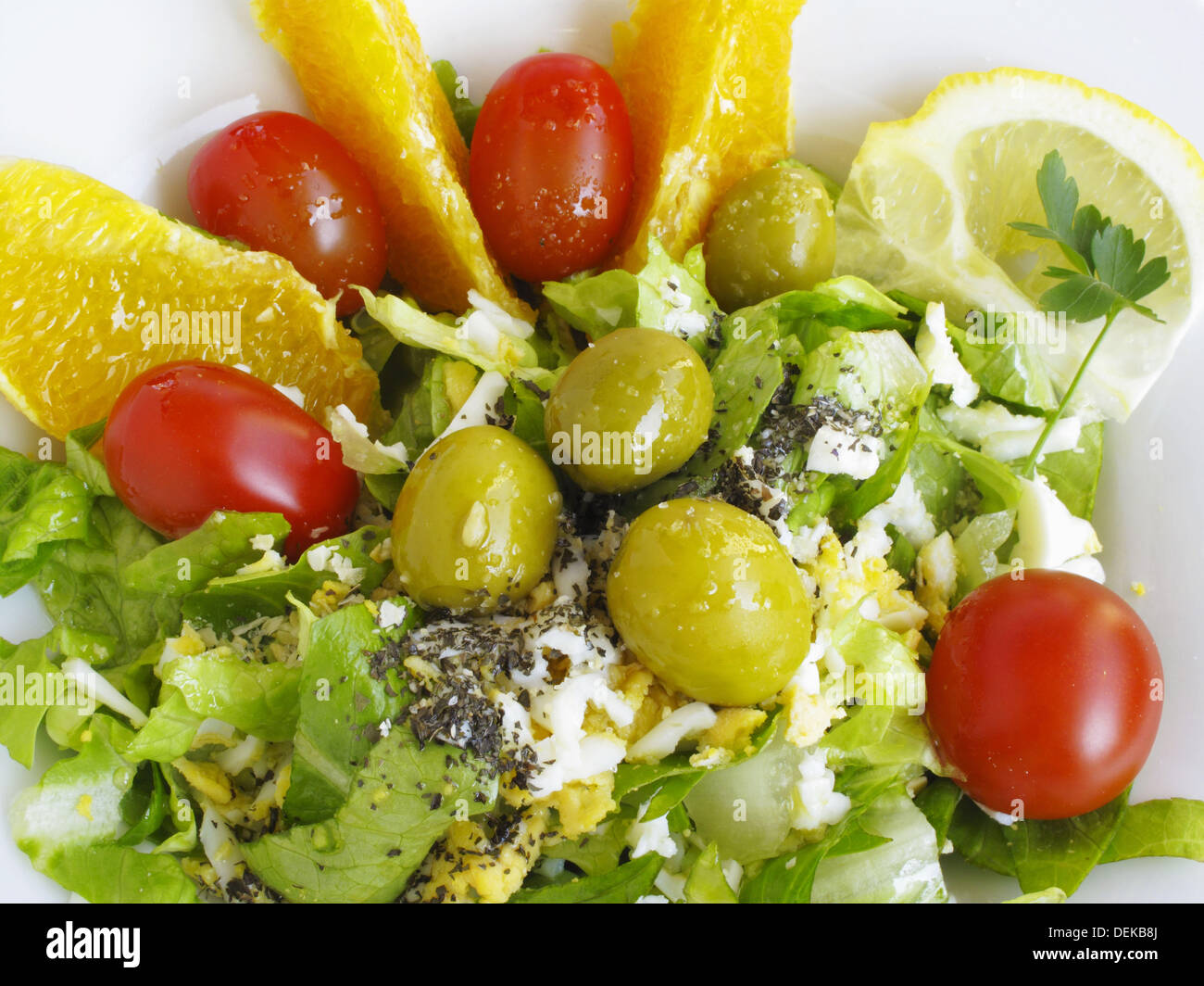 Hard boiled egg olive hires stock photography and images Alamy