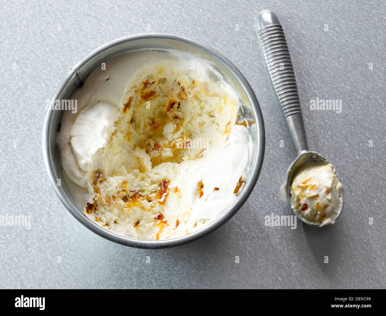 Traditional Ice cream in bowl Stock Photo Alamy