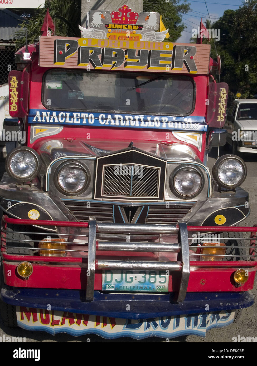 colorful jeepney, the workhorse of the Philippines Stock Photo - Alamy