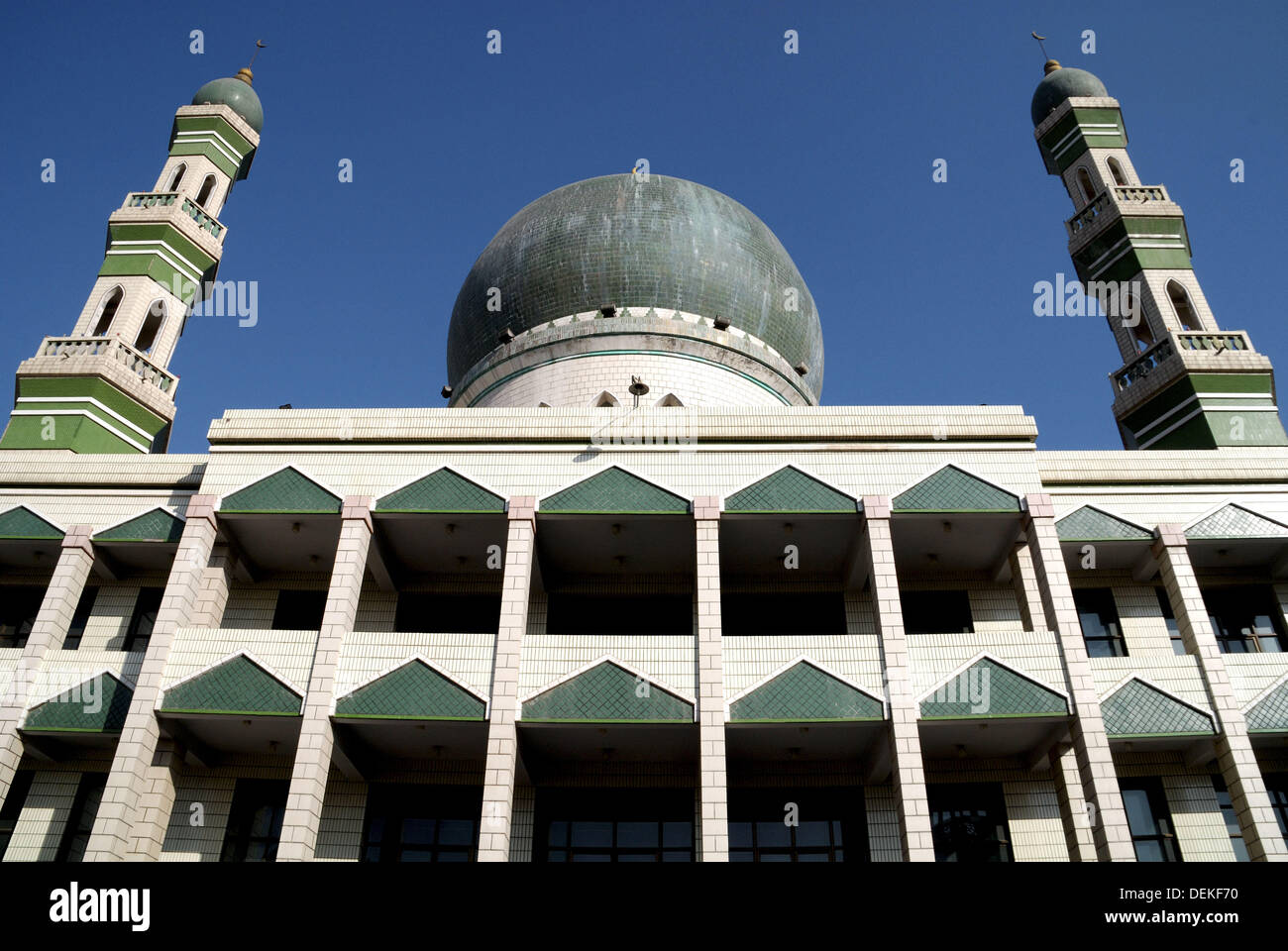 A Moslem house of worship Stock Photo