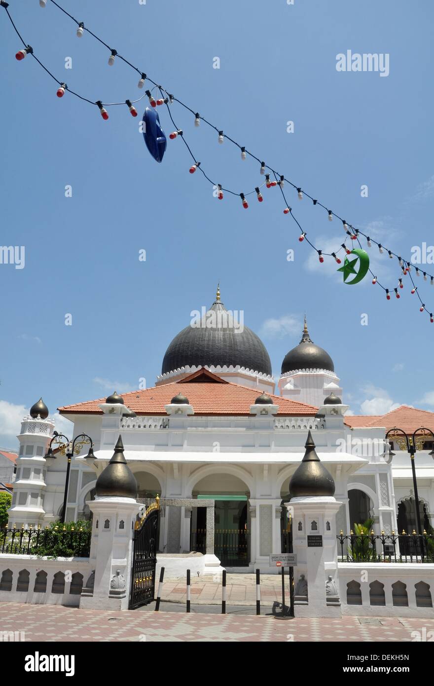 George Town, Penang (Malaysia): the Kapitan Keling Mosque Stock Photo