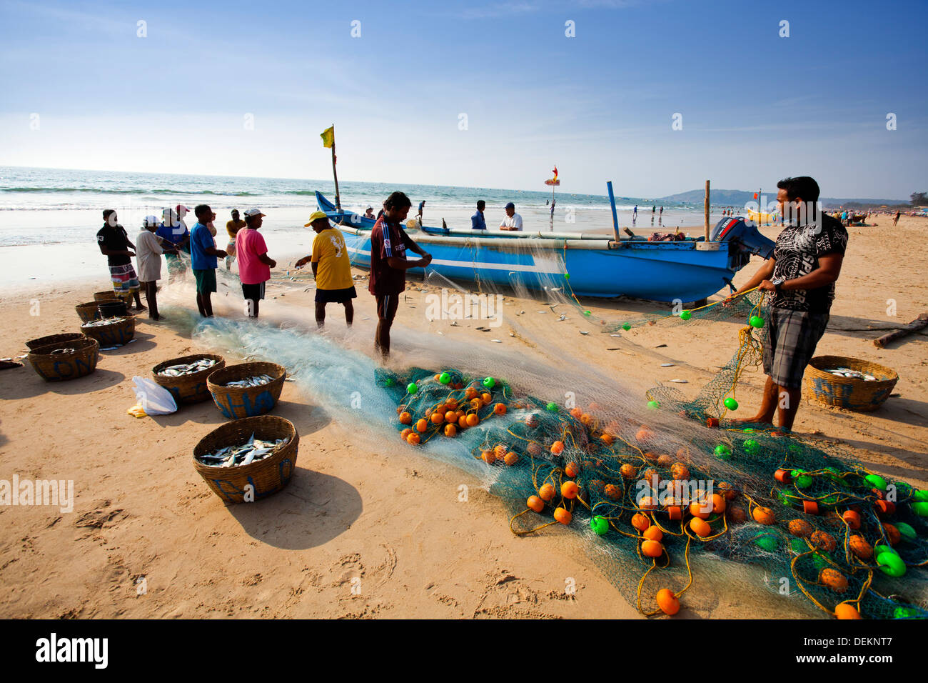 India north goa fishing boat hi-res stock photography and images - Alamy