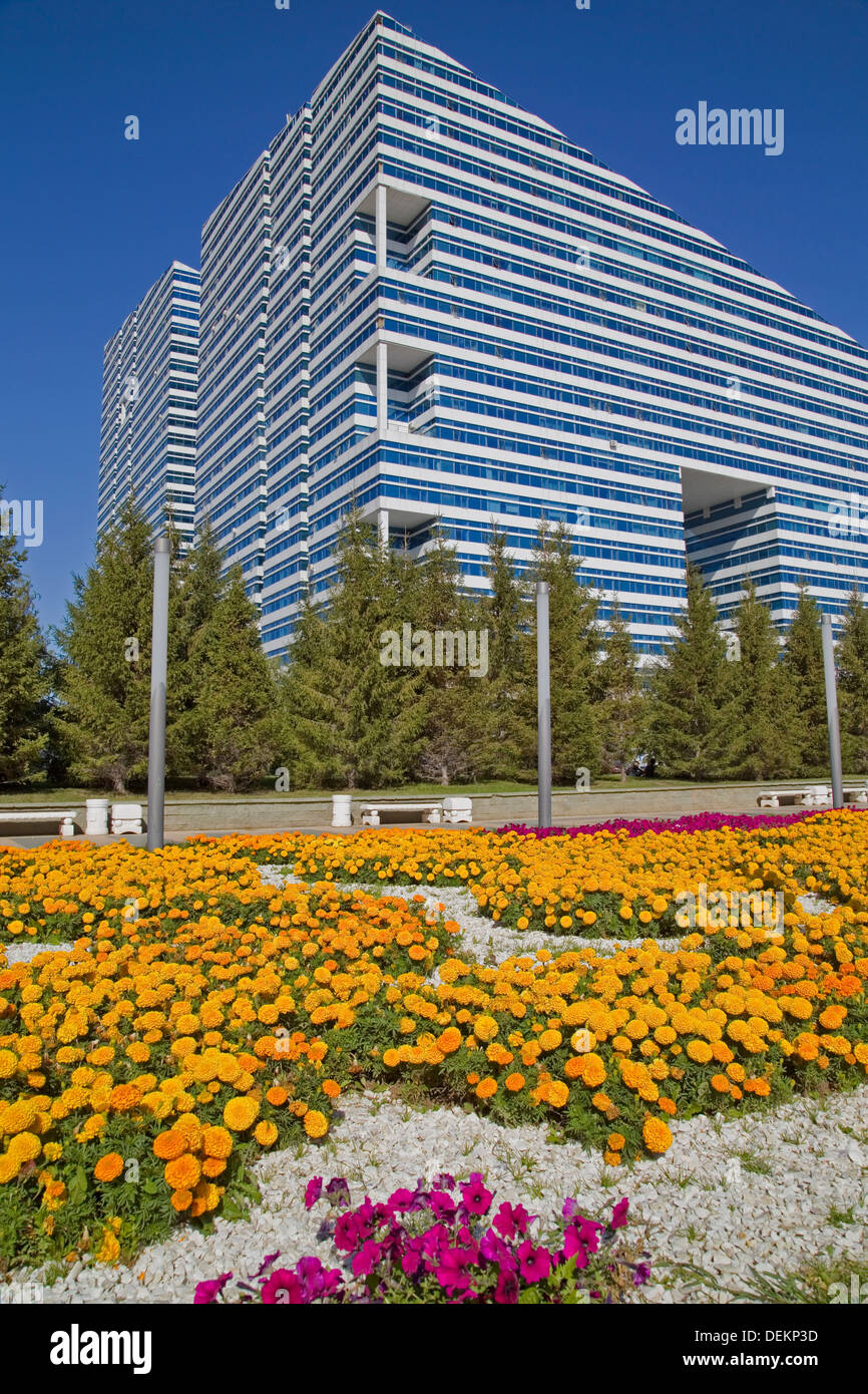Modern building in Astana, Kazakhstan Stock Photo