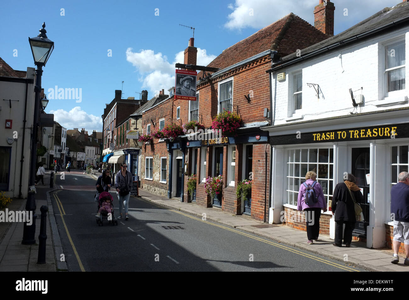 hythe small coastal market town in kent uk 2013 Stock Photo Alamy