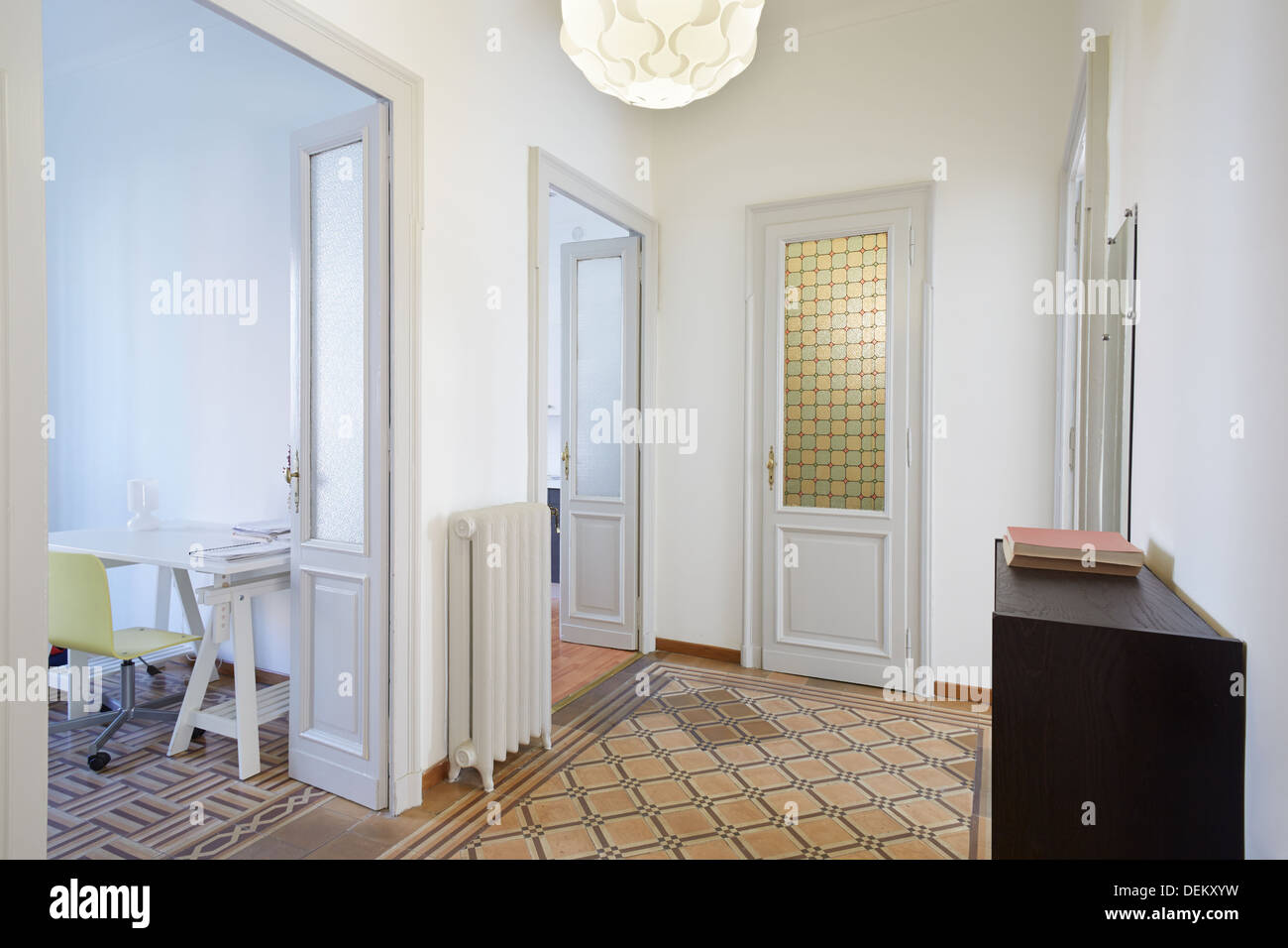 Apartment interior with hallway and rooms Stock Photo