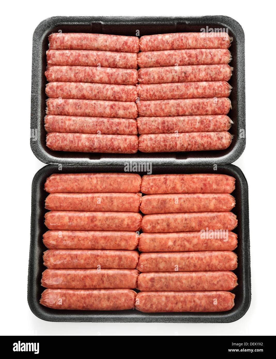 Raw Breakfast Sausage Links Stock Photo Alamy