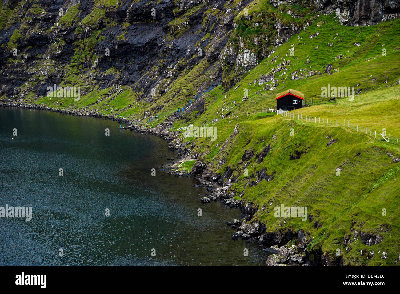 Houses in Saksun, Faroe Islands, 10 September 2013. Around 50,000