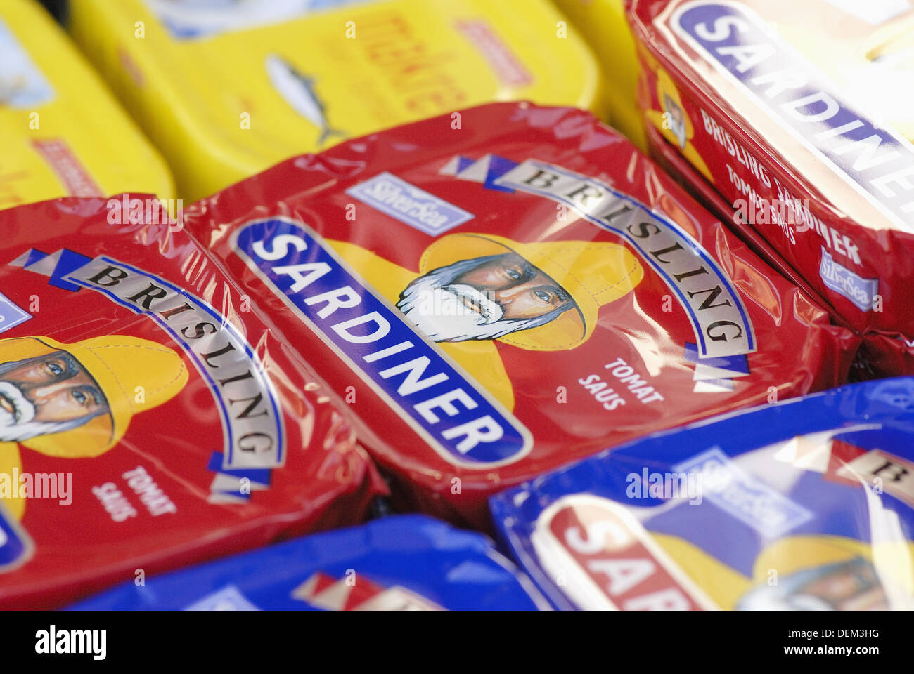 Tin of sardines. Bergen. Norway Stock Photo Alamy