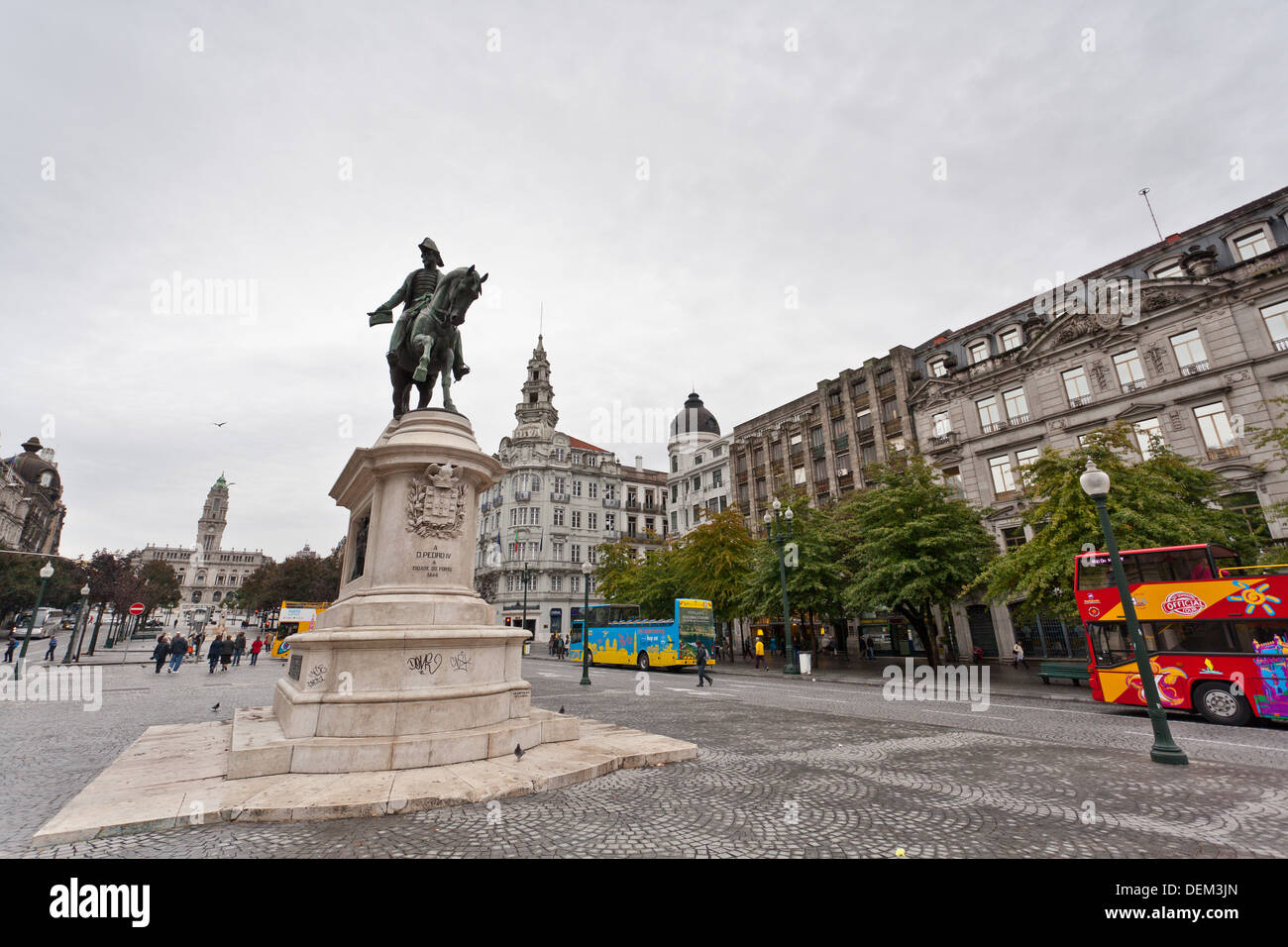 Praça da Liberdade porto Stock Photo - Alamy
