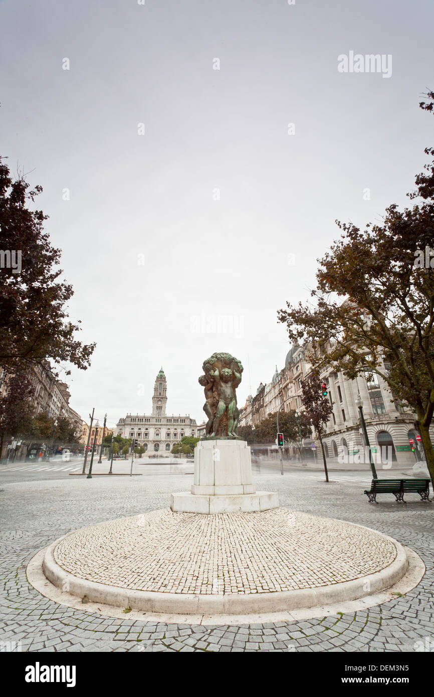 Praça da liberdade porto hi-res stock photography and images - Alamy