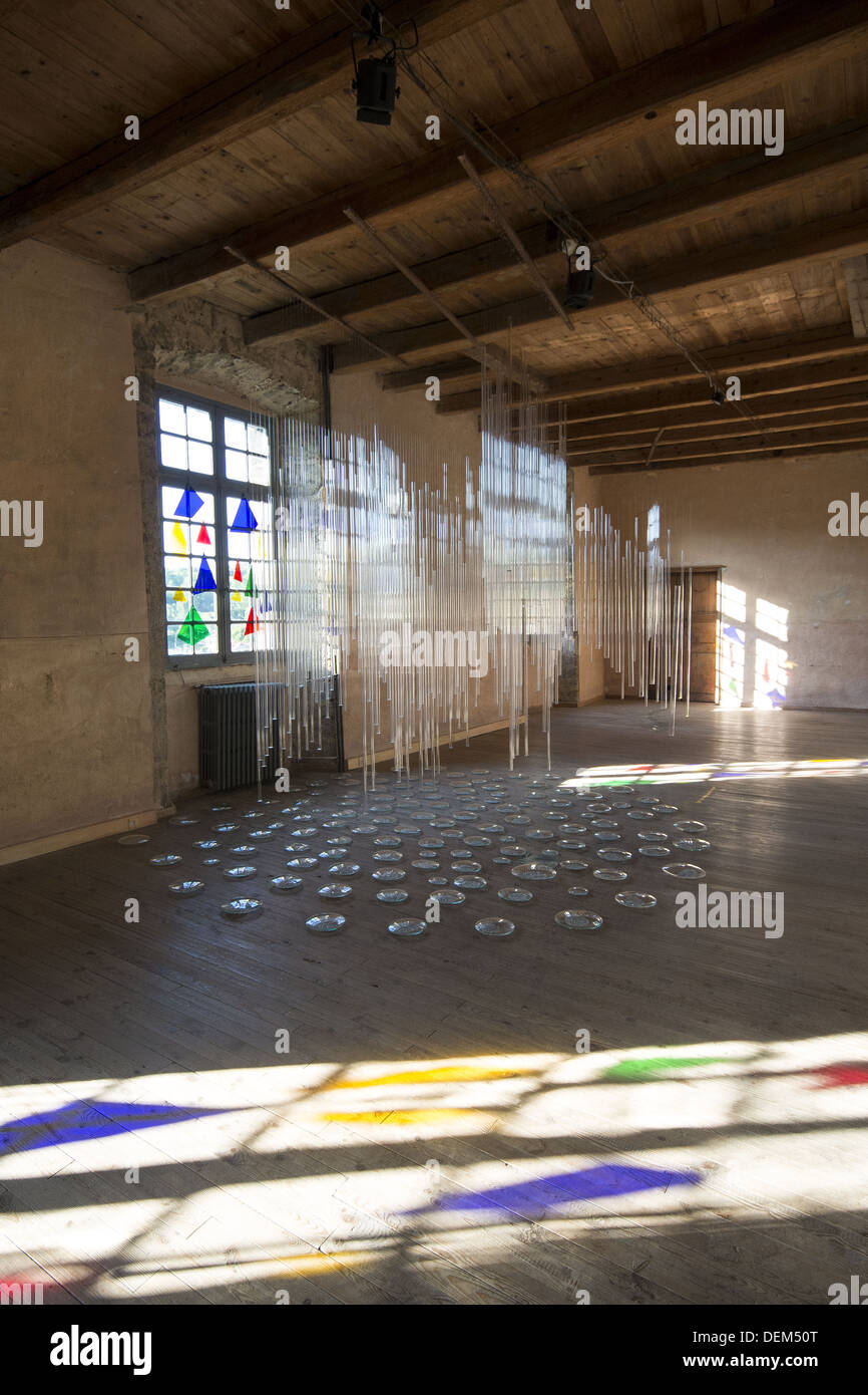 Art Installation In The Chateau In Saint Privat D Allier On The