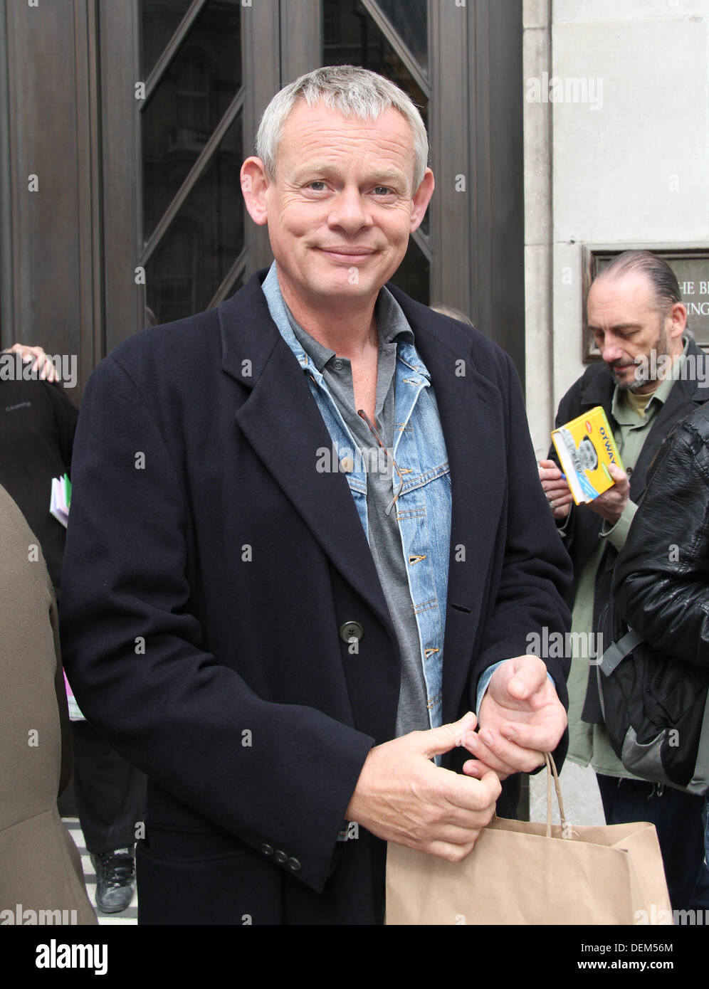 Martin Clunes seen at the BBC in London Credit:  WFPA/Alamy Live News Stock Photo