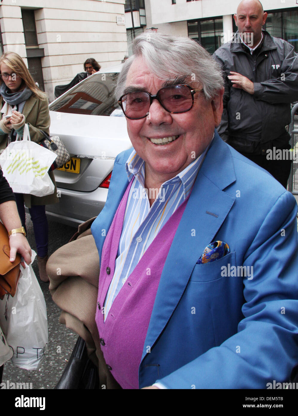 Ronnie Corbett seen at the BBC in London Credit:  WFPA/Alamy Live News Stock Photo