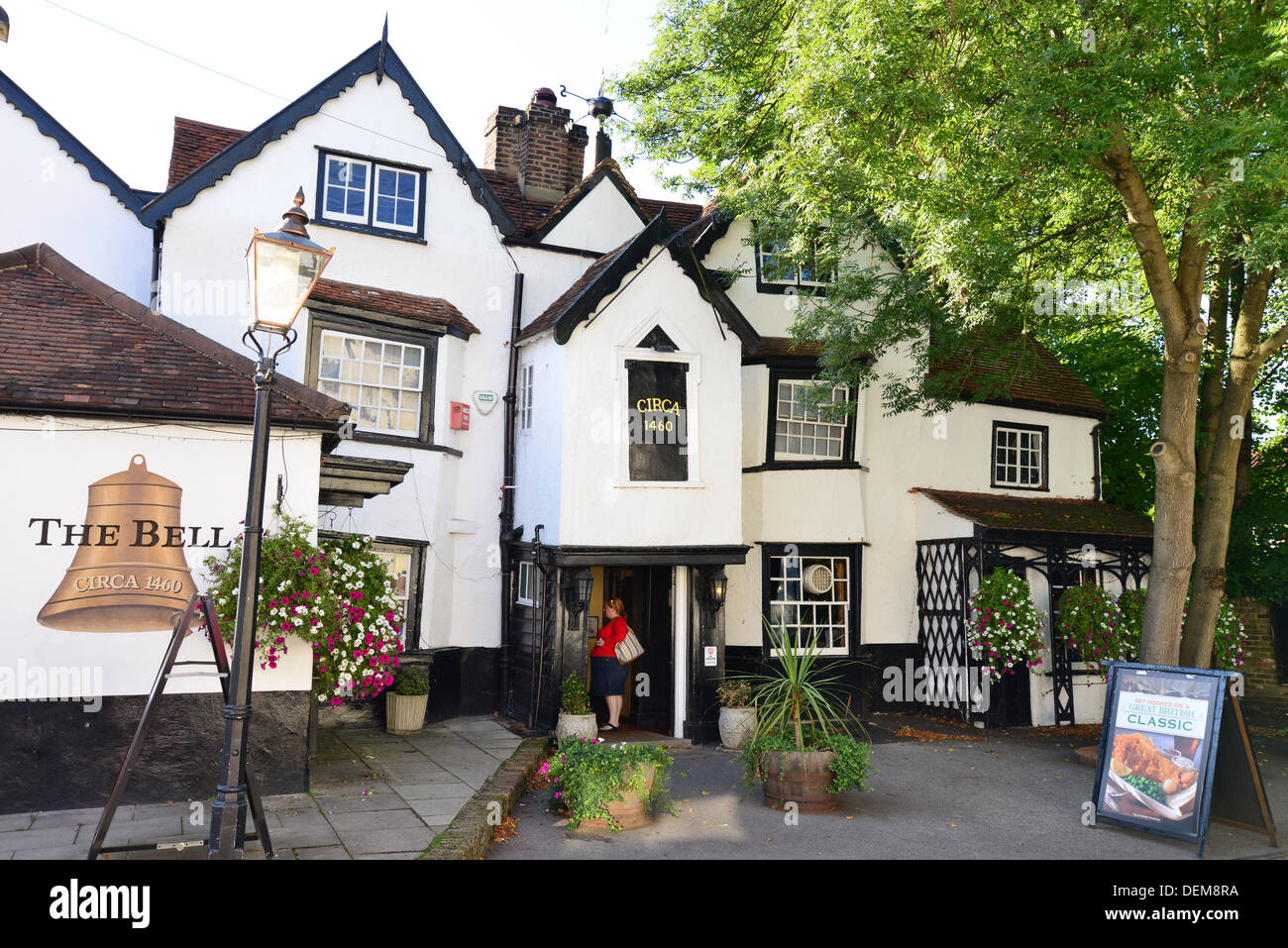 15th century The Bell pub, Bell Road, East Molesey, Surrey, England