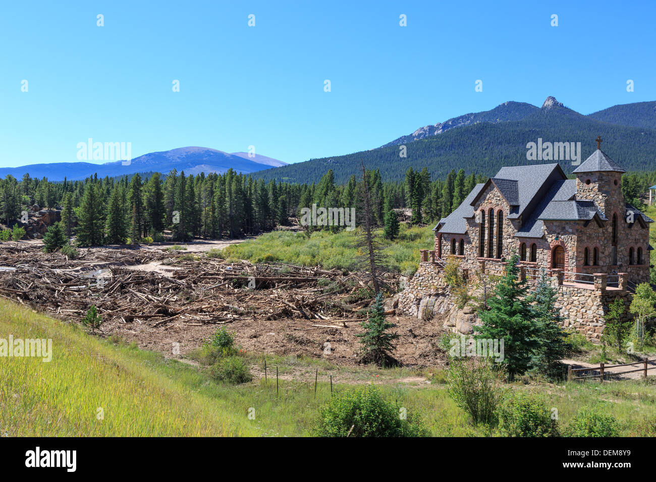 Allenspark, Colorado. 20 Sept. 2013. The St. Malo Conference Center, a