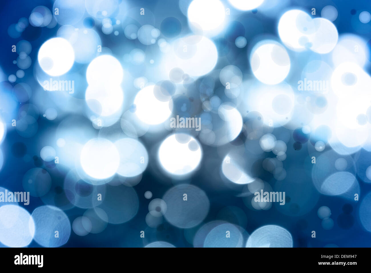 Circles abstract blue color background Stock Photo