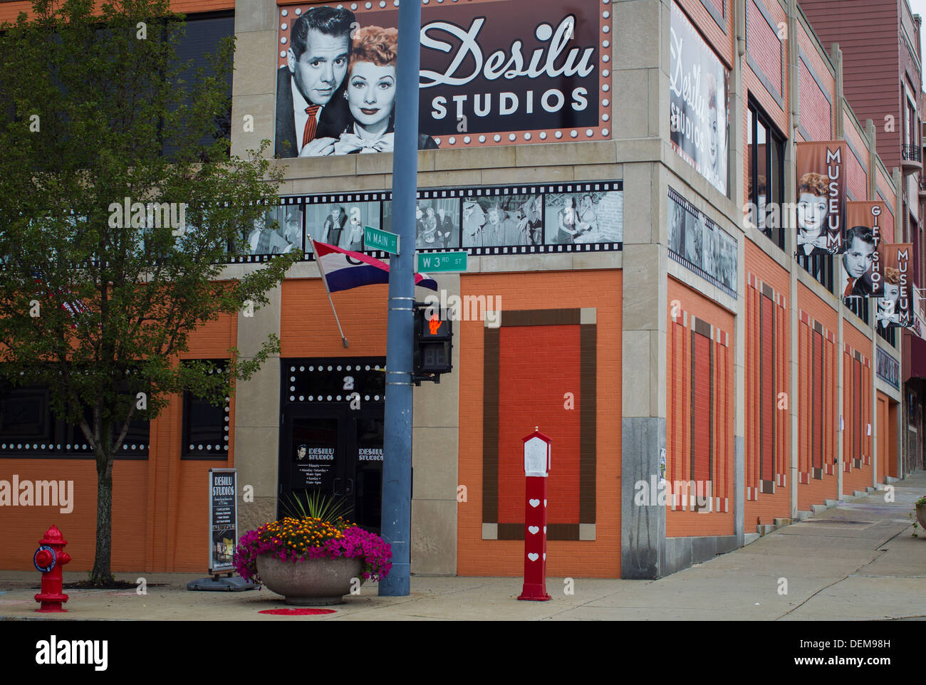 Jamestown, New York the home town of American comedian, model, film and television actress Lucille Ball. Stock Photo