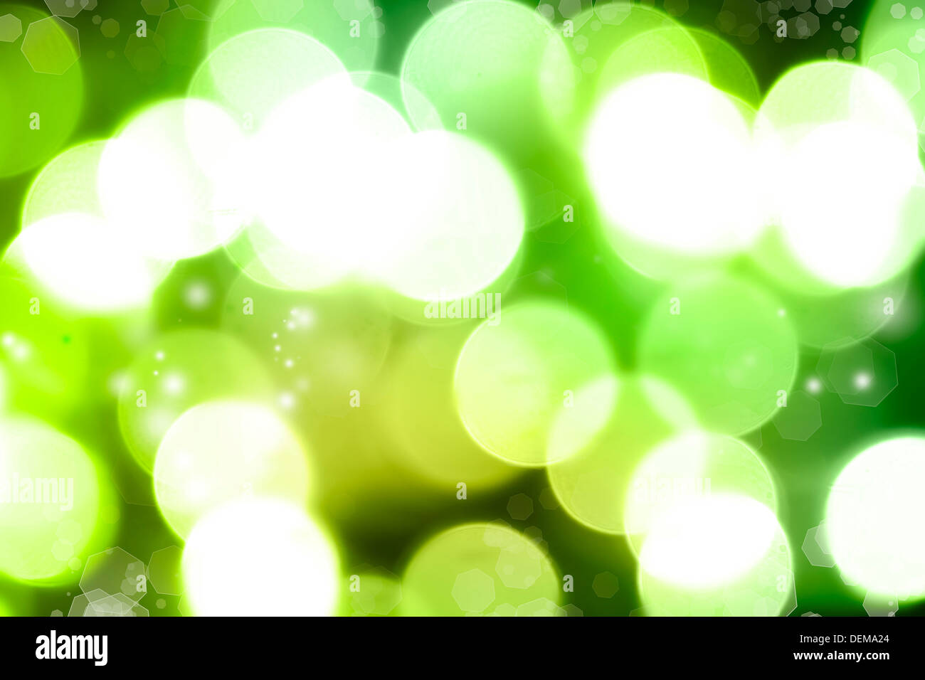 Circles abstract green color background Stock Photo - Alamy