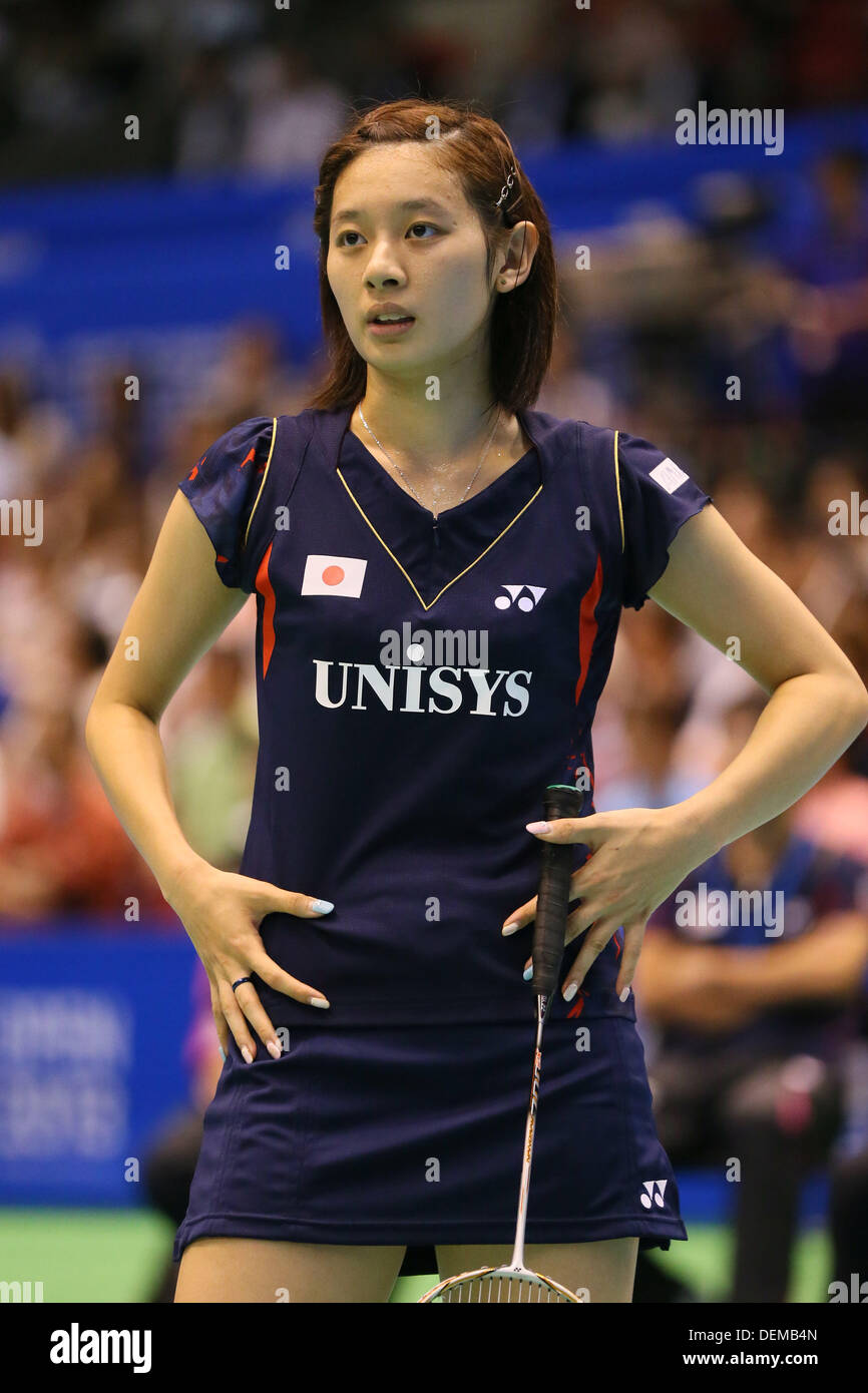 Tokyp. Japan. 20th September 2013. Sayaka Takahashi (JPN Tokyp. Japan. 20th September 2013. Sayaka Takahashi (JPN