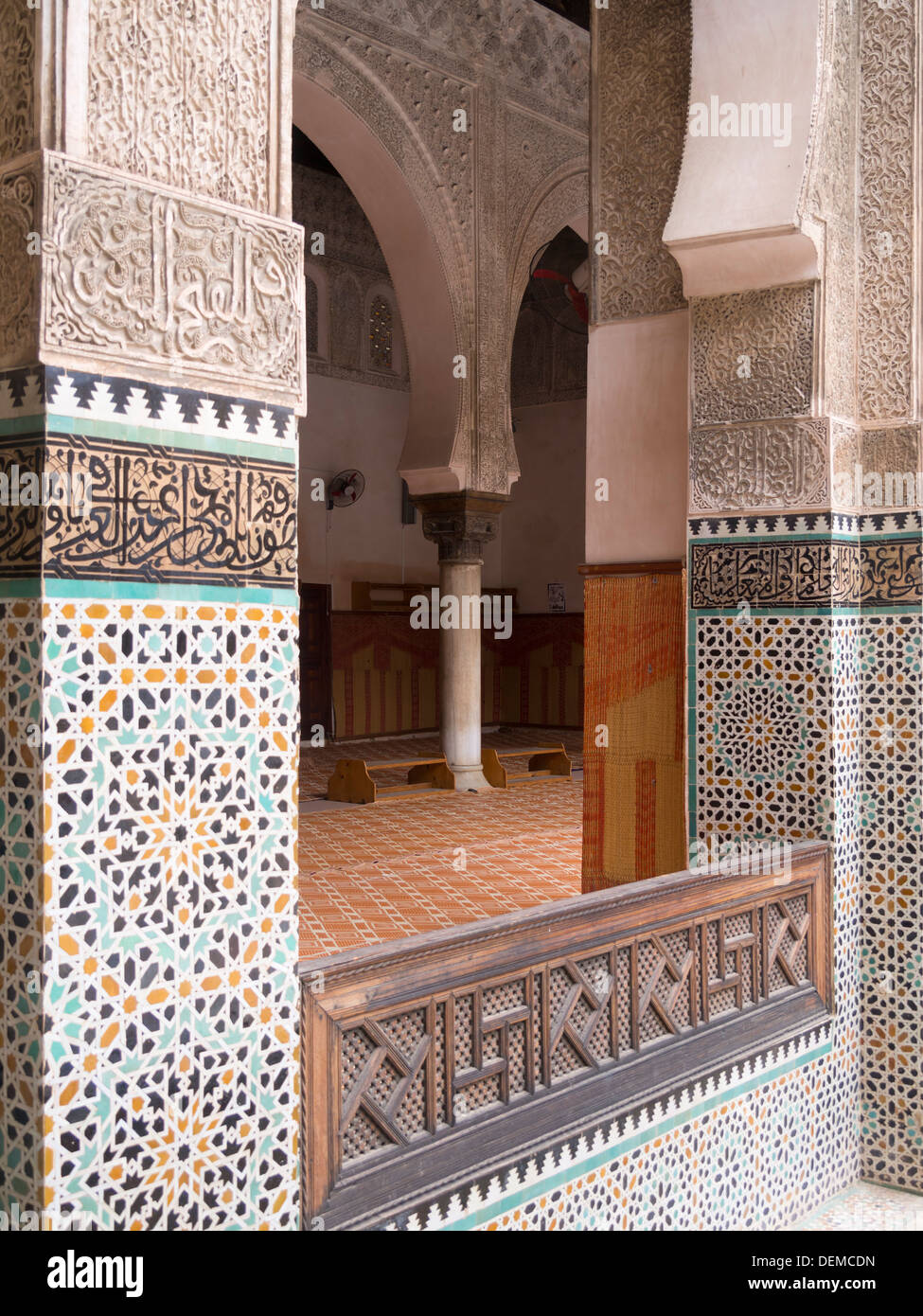 Bou Inania madrasa in Fez, Morocco Stock Photo Alamy