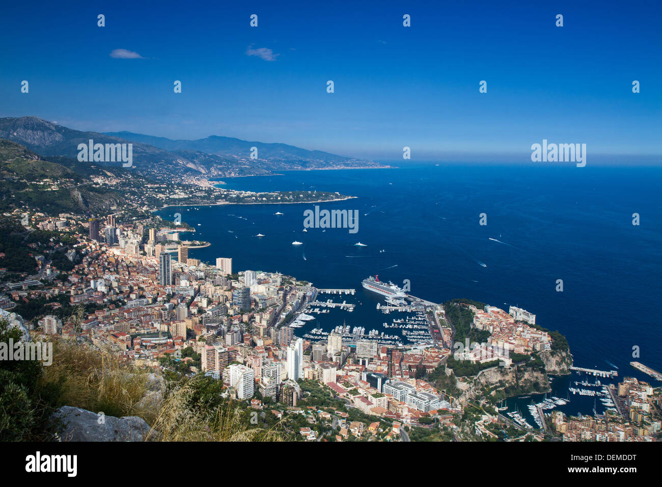 Cityscape of Monaco, French Riviera Stock Photo - Alamy