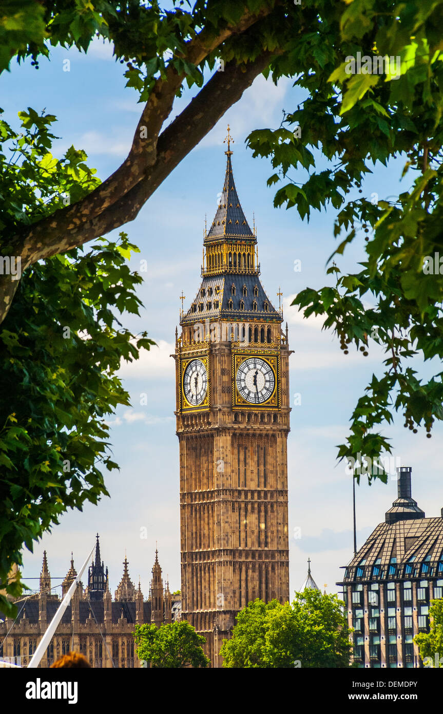 big ben; westminster; houses of parliament; london; england; uk Stock Photo