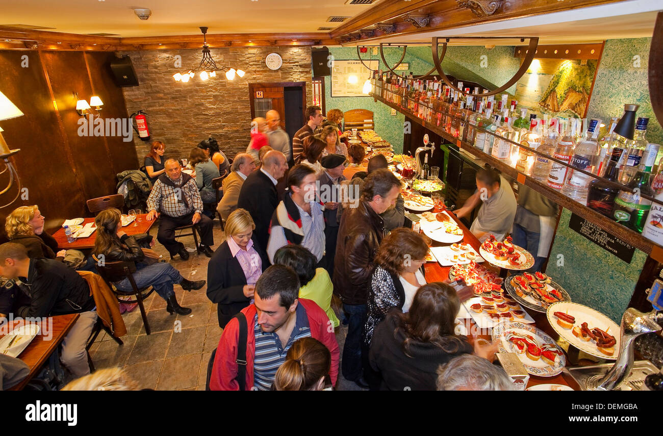 Bar Sport, San Sebastian, Guipuzcoa, Basque Country, Spain Stock Photo -  Alamy