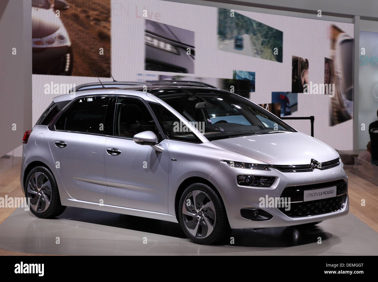 Citroen presenting the new C4 Picasso van at the 65th IAA in Frankfurt, Germany Stock Photo